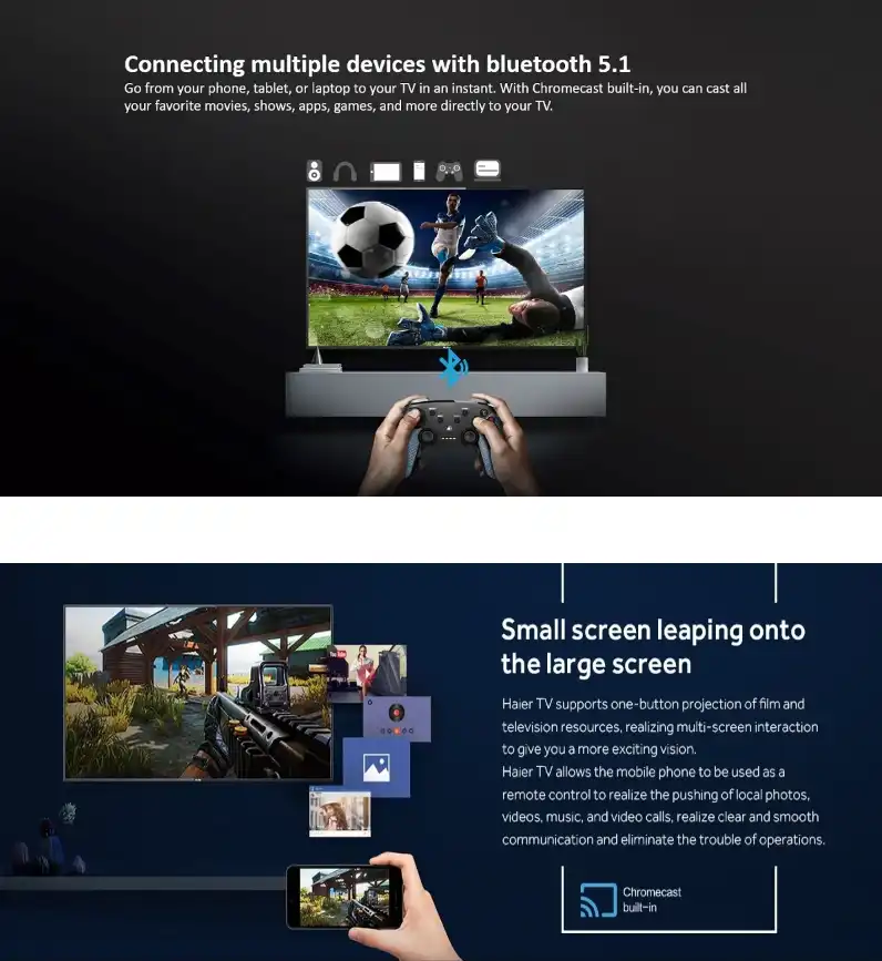 Haier 50” H50K66UGP UHD Smart Android TV