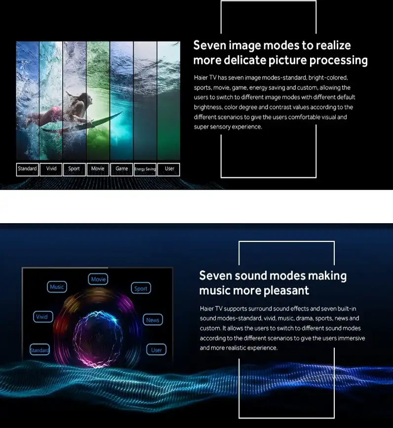 Haier 65” H65K66UG UHD Smart Android TV