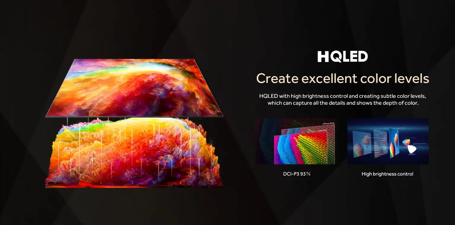 Haier QLED 55'' H55S900UX Frame Less 4K UHD HDR Google TV