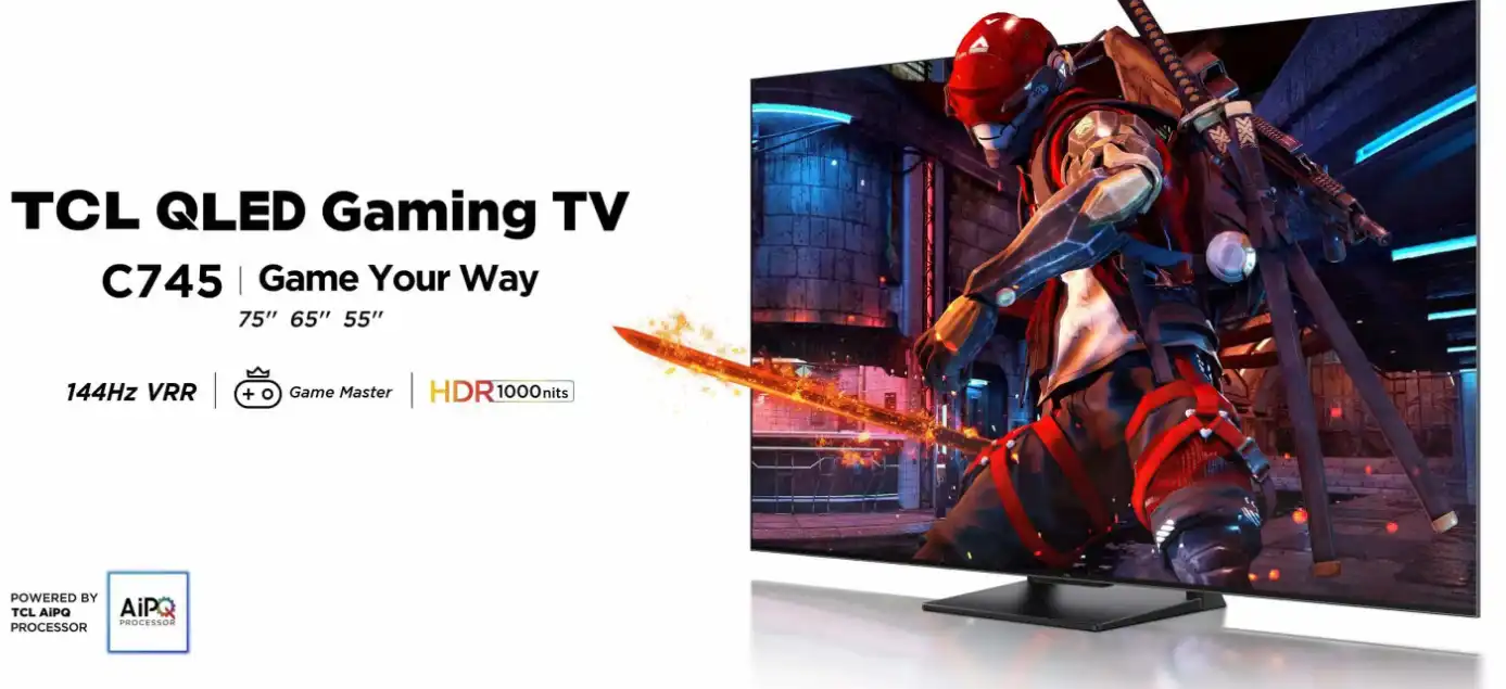 TCL QLED 55 Inch 55C745 4K UHD QLED Google TV