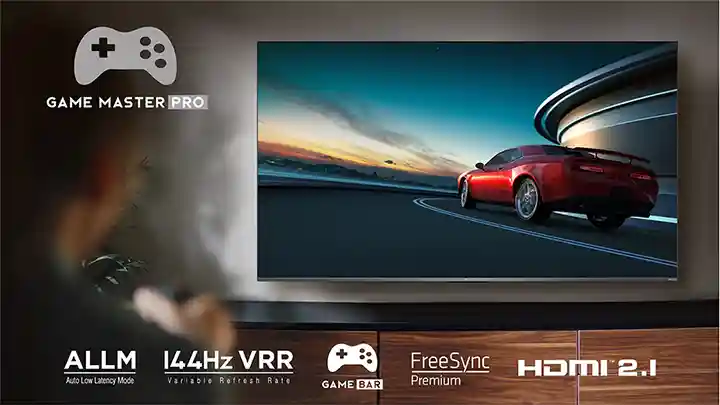 TCL QLED 65 Inch 65C735 Borderless 4K UHD HDR QLED Google TV