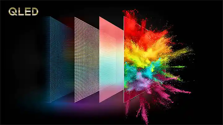 TCL QLED 65 Inch 65C735 Borderless 4K UHD HDR QLED Google TV