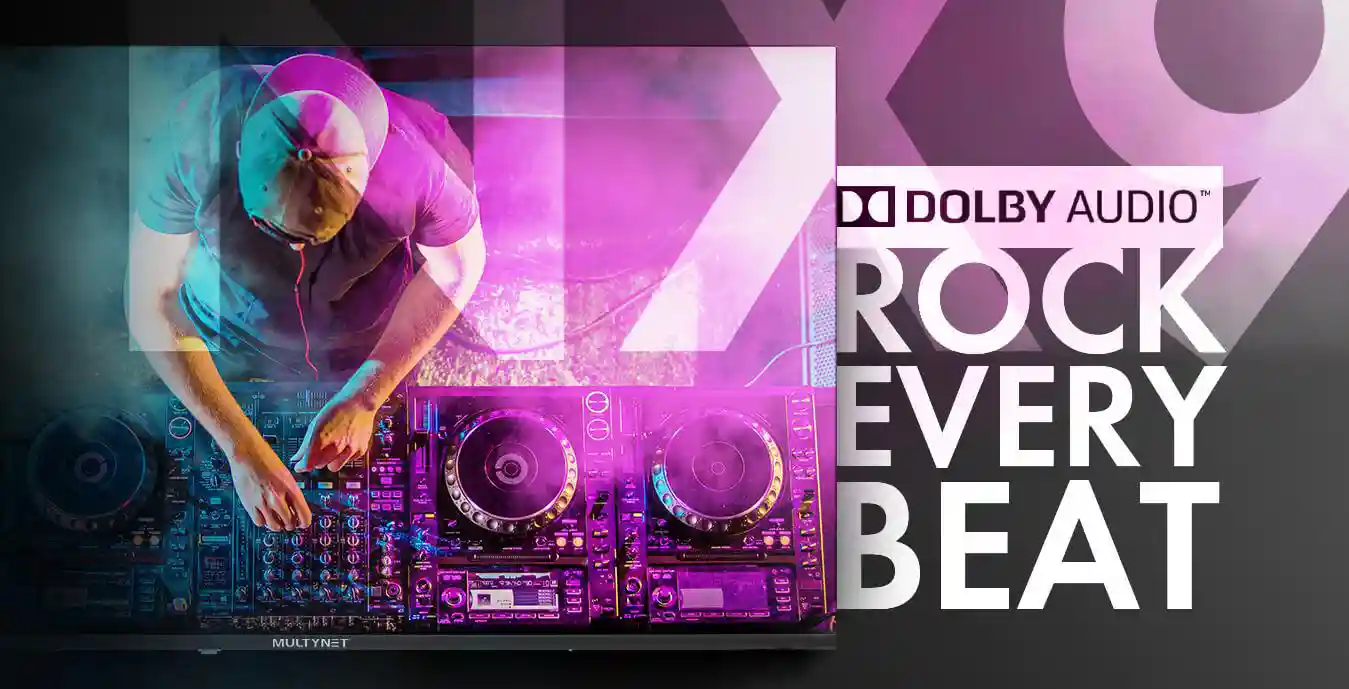 Multynet 55 inch 55NX7 Frameless 4K UHD Certified Android TV