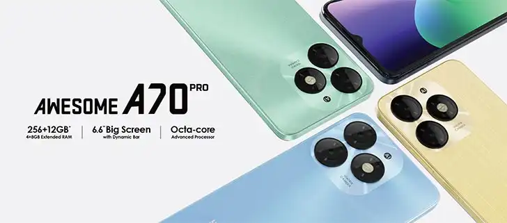 Itel A70 Pro (4GB 256GB Android 13)