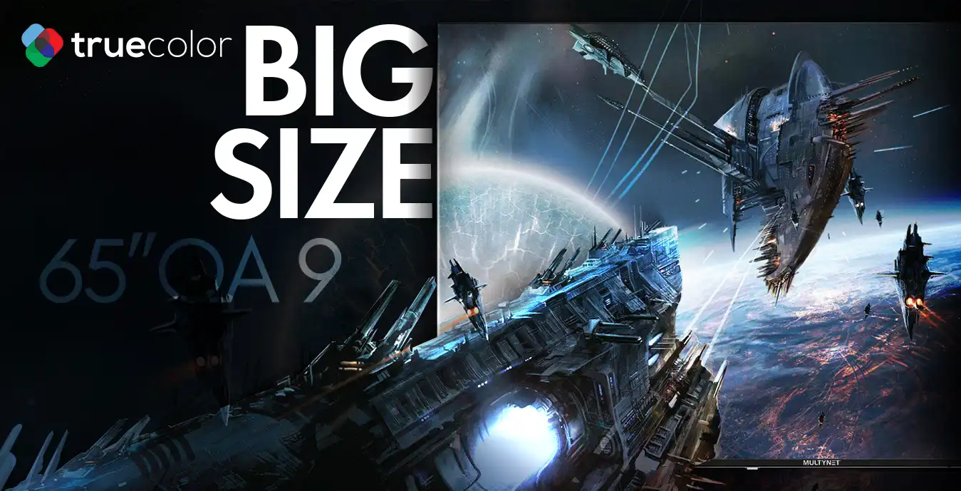 Multynet 65 inch 65QA9 Frameless 4K Google TV