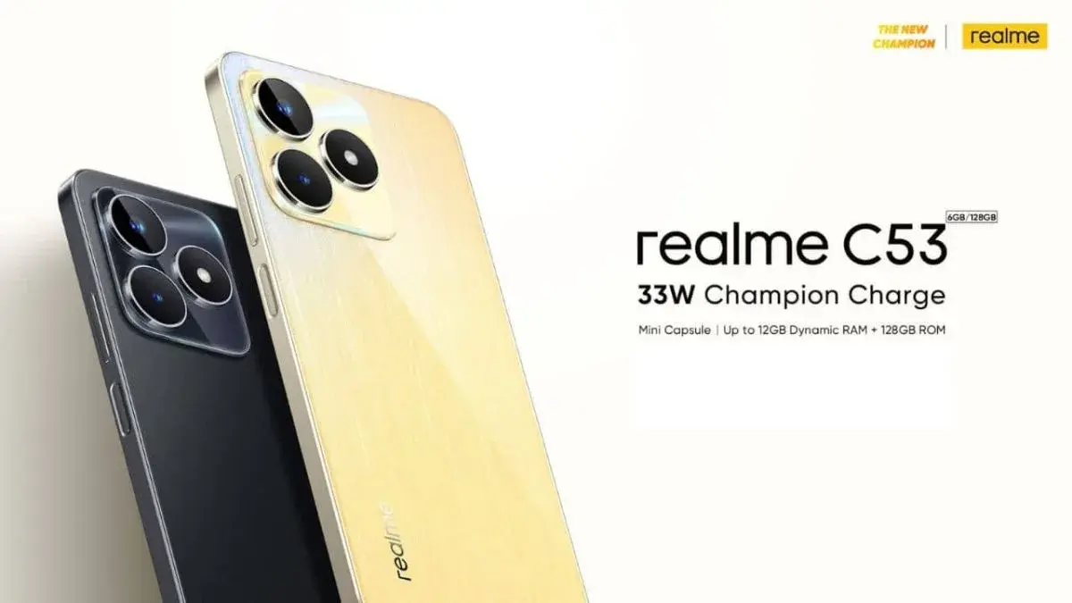 Realme C53 (6GB,128GB, Android 13)