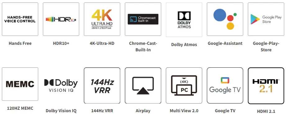 TCL 98 inch 98P745 4K Google TV