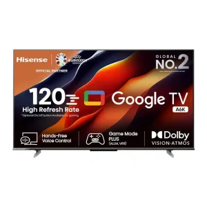 Hisense 55A6K 55 inch 4K UHD Smart Google TV (Official Warranty)