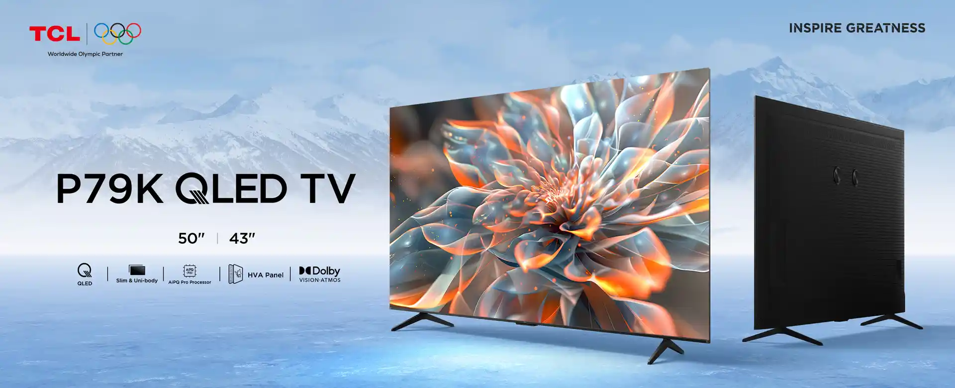 TCL QLED 50P79K 50'' 4K Ultra HD Smart TV